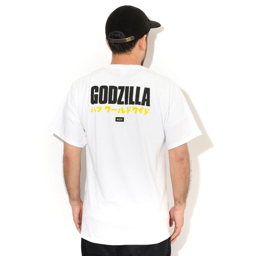 HUF（ハフ） Tシャツ 半袖 メンズ ゴジラ モスラ コラボ ( GODZILLA