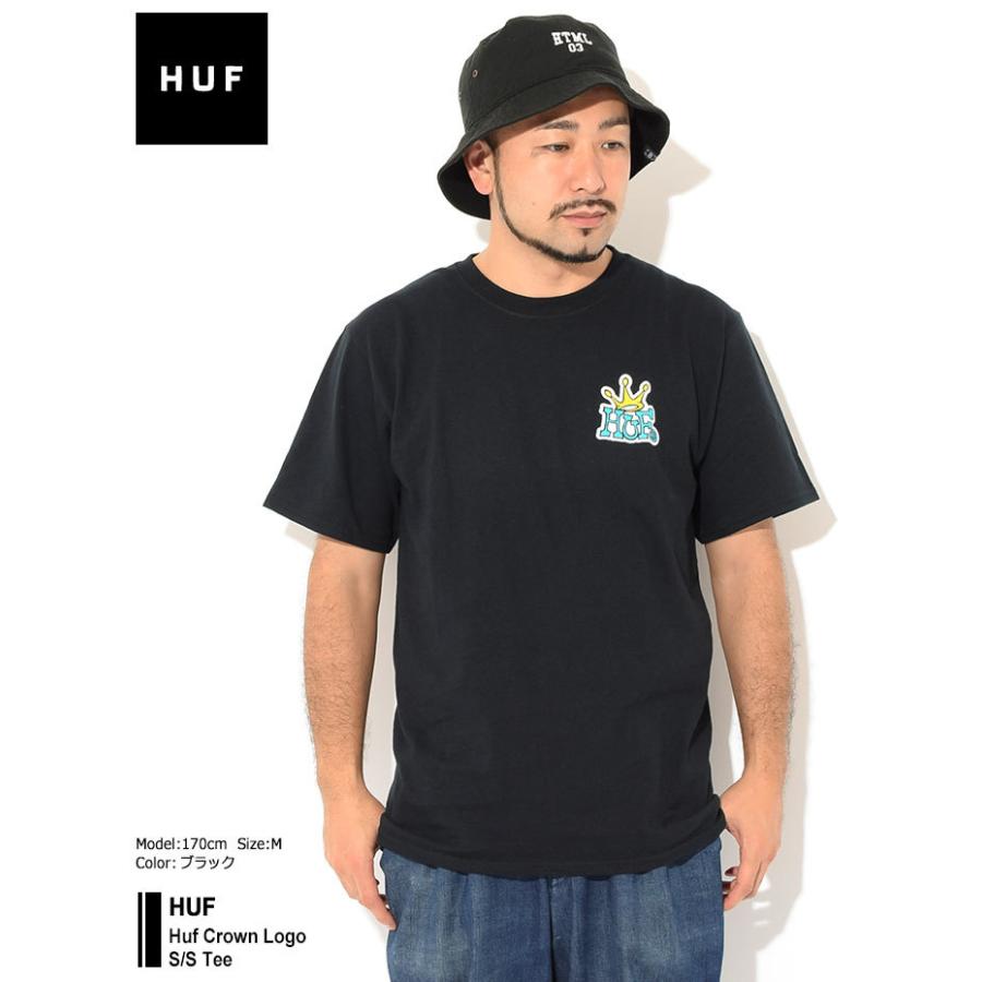 HUF（ハフ） Tシャツ 半袖 メンズ クラウン ロゴ ( HUF Huf Crown Logo