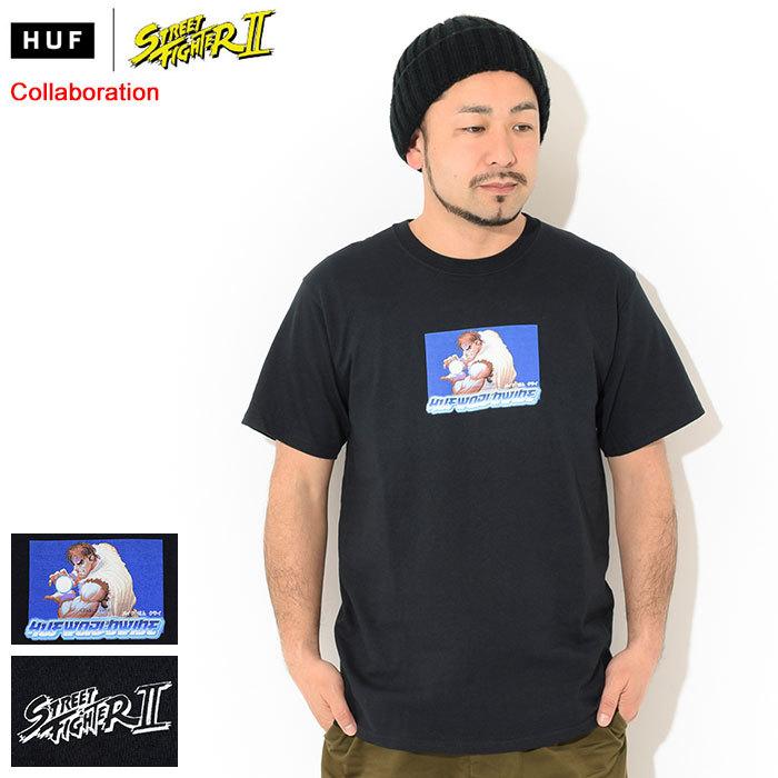 ハフ Tシャツ 半袖 HUF メンズ ストリートファイター2 リュウ コラボ ( HUF×STREET FIGHTER II Ryu S/S Tee T-SHIRTS カットソー TS01556 )[M便 1/1]｜icefield