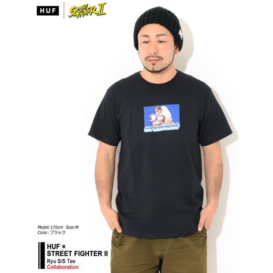 ハフ Tシャツ 半袖 HUF メンズ ストリートファイター2 リュウ コラボ ( HUF×STREET FIGHTER II Ryu S/S Tee T-SHIRTS カットソー TS01556 )[M便 1/1]｜icefield｜03