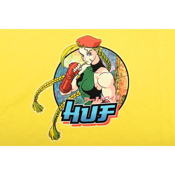 ハフ Tシャツ 半袖 HUF メンズ ストリートファイター2 キャミィ コラボ ( HUF×STREET FIGHTER II Cammy S/S Tee カットソー TS01557 )[M便 1/1]｜icefield｜07