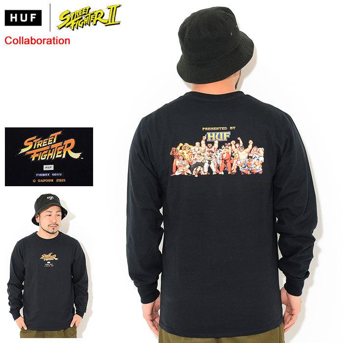 HUF（ハフ） Tシャツ 長袖 メンズ ストリートファイター2 エンディング