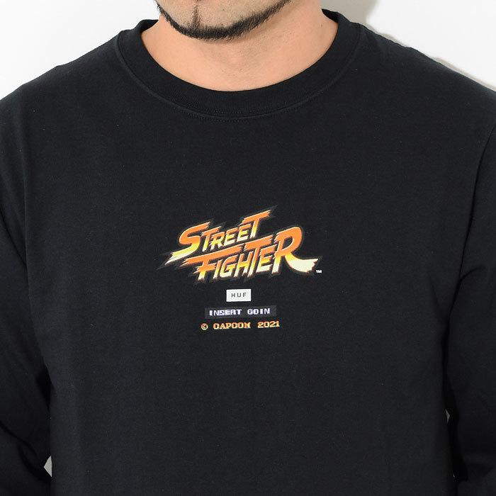 HUF（ハフ） Tシャツ 長袖 メンズ ストリートファイター2 エンディング
