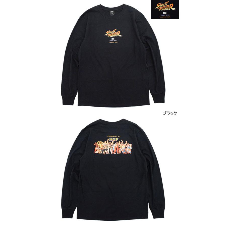 HUF ストリートファイターコラボシャツ HUF ハフ Tシャツ 長袖 メンズ ストリートファイター2