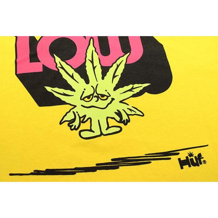 ★国内在庫/即発可*HUF*420/OPPOSITE OF LOWプリントTシャツ★ HUF ハフ Tシャツ 半袖 メンズ オポジット オブ ロー ( Opposite