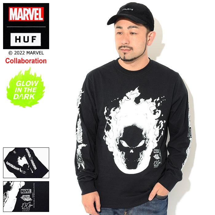 HUF（ハフ） ロンT Tシャツ 長袖 メンズ マーベル ゴーストライダー