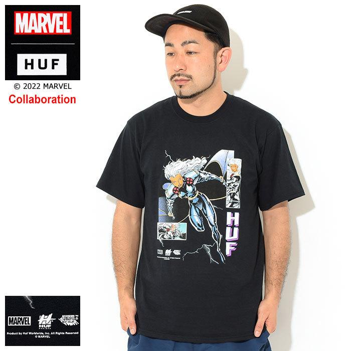 HUF ハフ Tシャツ 半袖 メンズ マーベル ストーム コラボ ( HUF