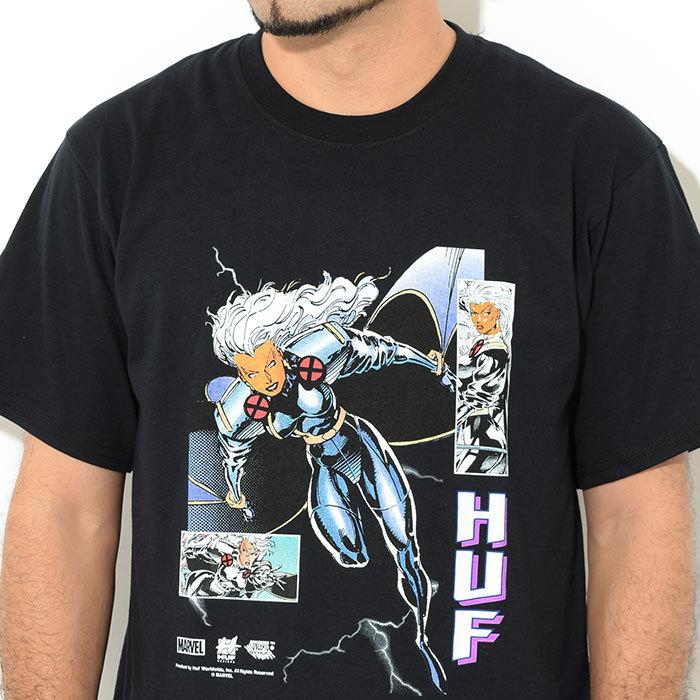 HUF ハフ Tシャツ 半袖 メンズ マーベル ストーム コラボ ( HUF