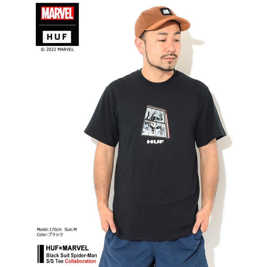 HUF ✖︎ MARVEL スパイダーマン TEE ブラック XL HUF x Marvel Spider-Man Black T-Shirt at Hamilton Place in