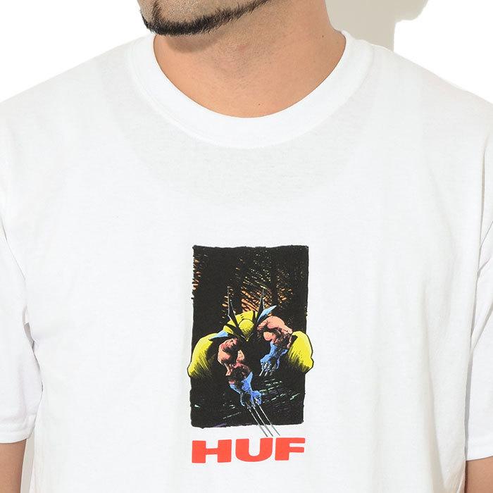 HUF ハフ Tシャツ 半袖 メンズ マーベル ウルヴァリン コラボ