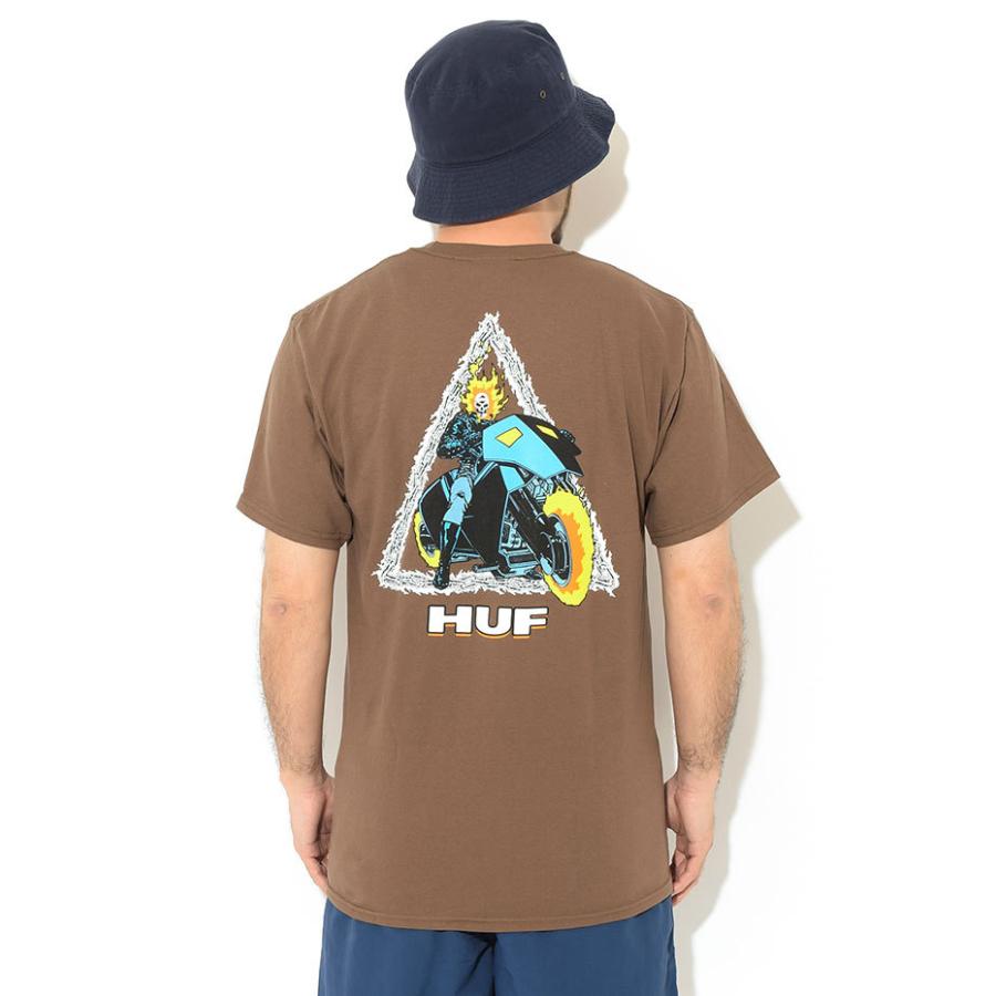 希少★【HUF】半袖Tシャツ マーベル ゴーストライダー コラボ 希少☆【HUF】半袖Tシャツ マーベル ゴーストライダー コラボ