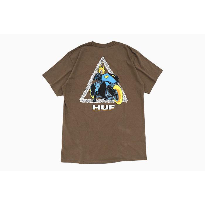 HUF ハフ Tシャツ 半袖 メンズ マーベル ゴーストライダー TT
