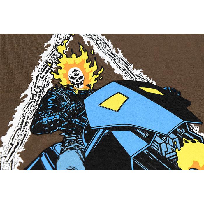 HUF ハフ Tシャツ 半袖 メンズ マーベル ゴーストライダー TT