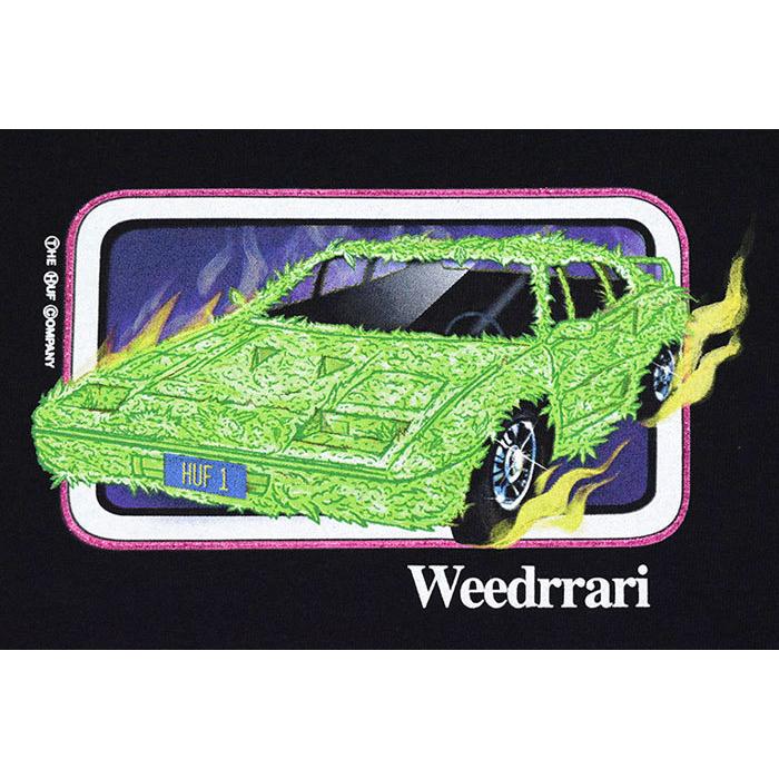 HUF ハフ Tシャツ 半袖 メンズ ウィードラーリ ( Weederrari S/S