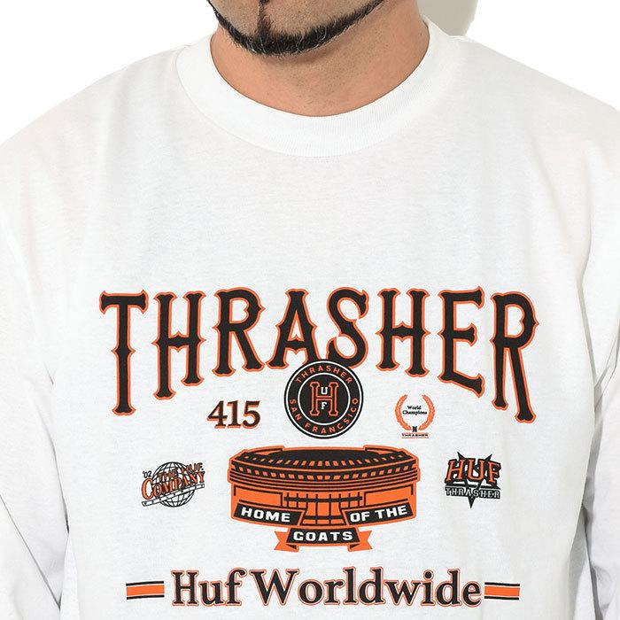 女性が喜ぶ♪ MADE IN U.S.A. HUF×THRASHER コラボ L S Tee pebtech.com.br