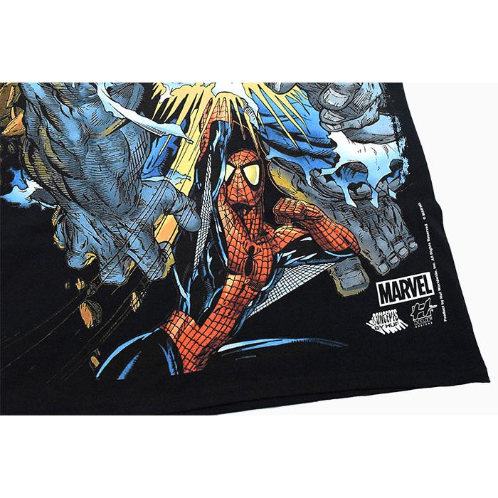 ハフ Tシャツ 半袖 HUF メンズ マーベル ハルク バトル コラボ ( HUF×MARVEL HULK Battle S/S Tee スパイダーマン カットソー TS01976 )[M便 1/1]｜icefield｜09