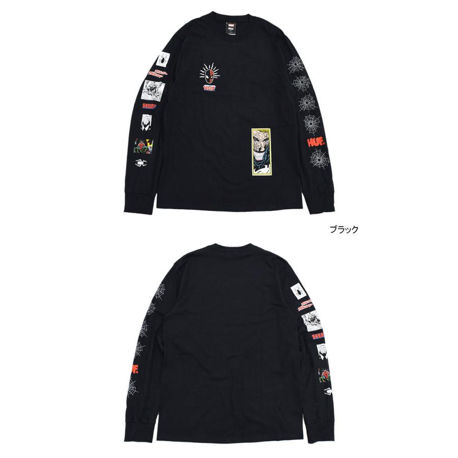 HUF（ハフ） ロンT Tシャツ 長袖 メンズ スパイダーマン スパイディ 