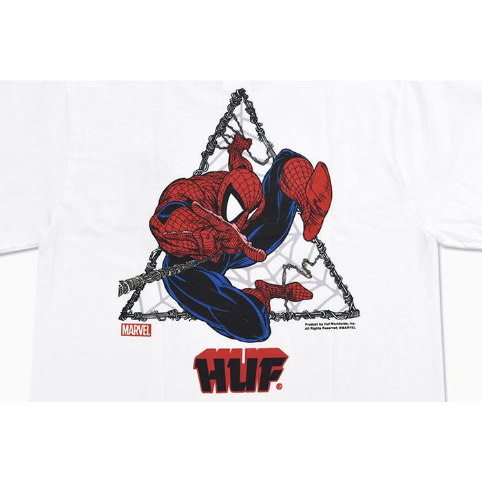 HUF ハフ Tシャツ 半袖 メンズ スパイダーマン スウィップ