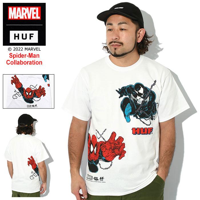 HUF（ハフ） Tシャツ 半袖 メンズ スパイダーマン フェイス オフ