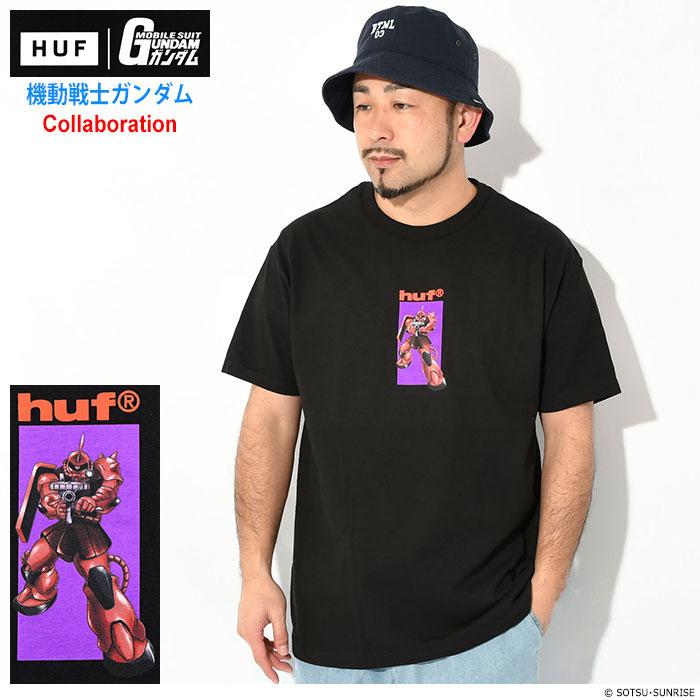 HUF ハフ Tシャツ 半袖 メンズ ガンダム シャアズ ザク コラボ