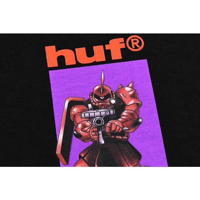 HUF ハフ Tシャツ 半袖 メンズ ガンダム シャアズ ザク コラボ