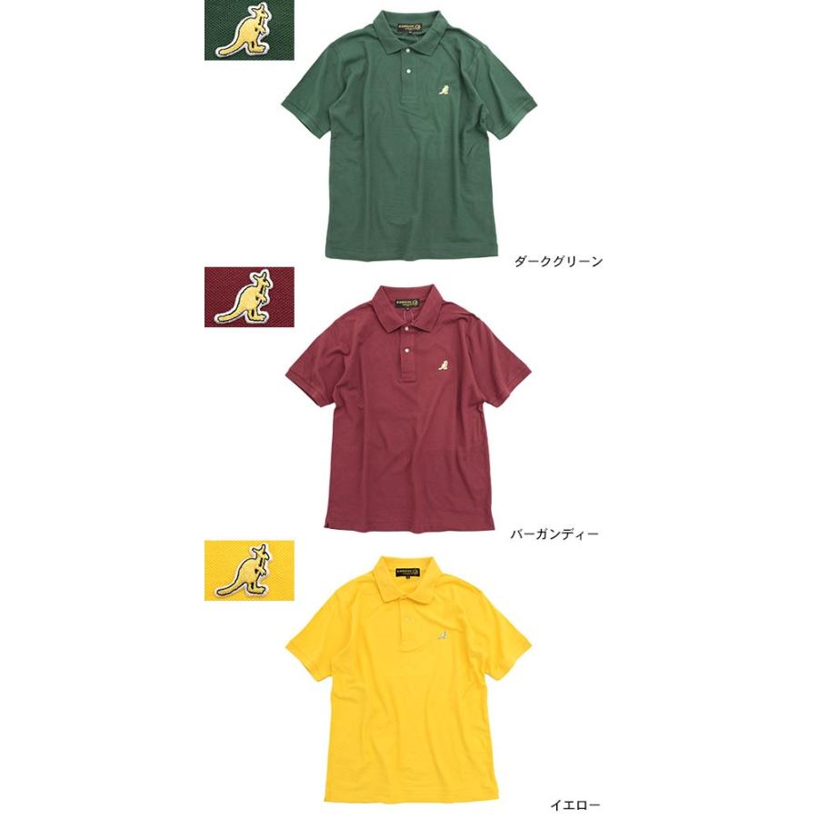 カンゴール ポロシャツ 半袖 KANGOL メンズ シンボリック スタンダード(Symbolic Standard S/S Polo 鹿の子 ピケ ポロ トップス LCK0008)｜icefield｜03