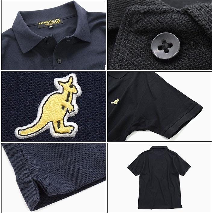KANGOL（カンゴール） ポロシャツ 半袖 メンズ シンボリック
