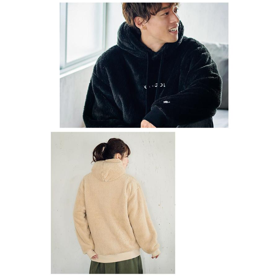 KANGOL（カンゴール） パーカー プルオーバー メンズ ボア フリース