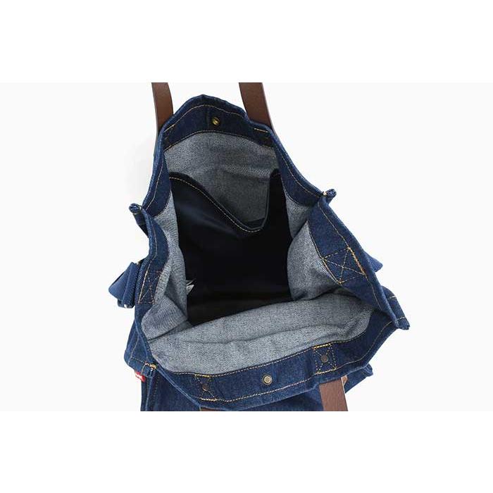 LEVLS HERITAGE TOTE　デニムトートバッグ　未使用 HERITAGE TOTE」トートバッグ(ONE SIZE 中濃加工色