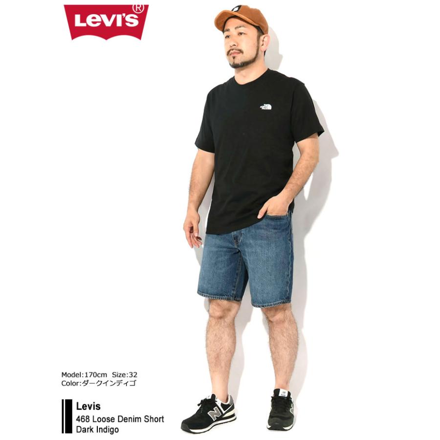 Levi's リーバイス ハーフパンツ Levis メンズ 468 ルーズ デニム