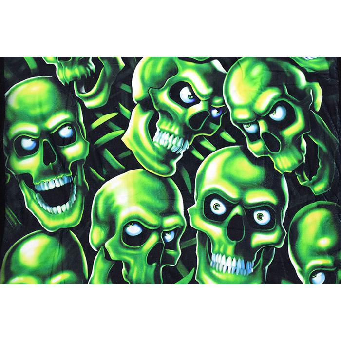 LIQUID BLUE リキッド ブルー ブランケット スカル パイル フリース