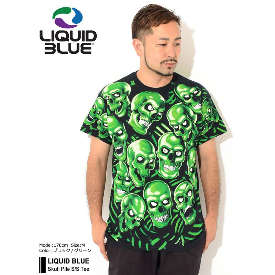LIQUID BLUE リキッド ブルー Tシャツ 半袖 メンズ スカル LIQUID BLUE リキッド ブルー Tシャツ 半袖 メンズ スカル