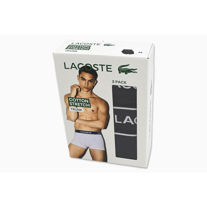 LACOSTE（ラコステ） ボクサーパンツ メンズ 3パック プレーン