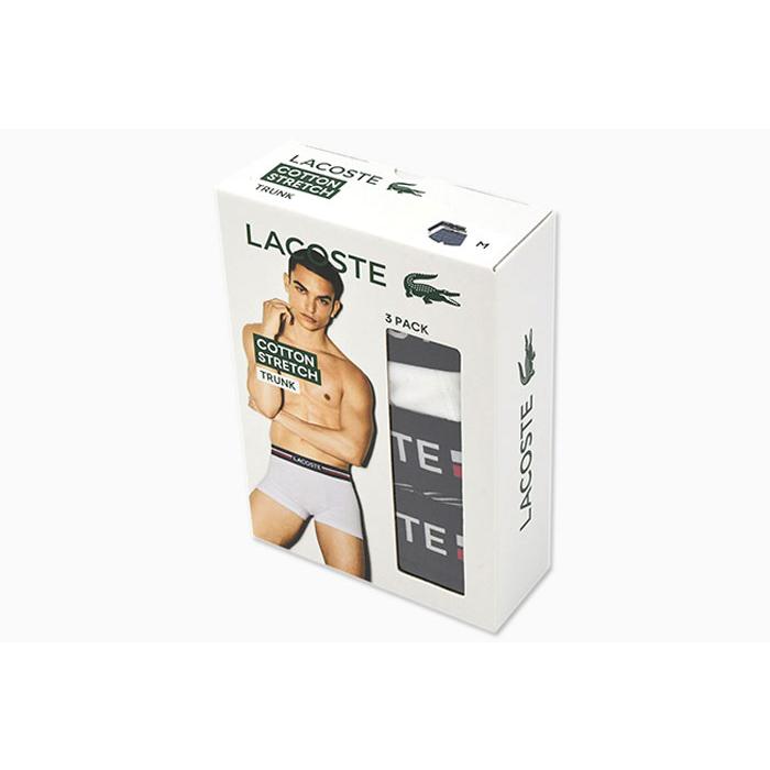 LACOSTE（ラコステ） ボクサーパンツ メンズ マルチ デザイン 3パック