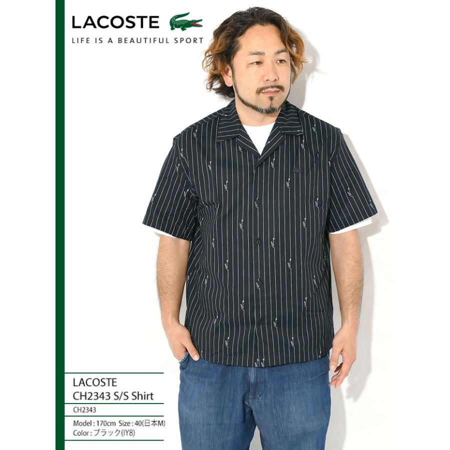 LACOSTE（ラコステ） シャツ 半袖 メンズ CH2343 ( CH2343 S/S Shirt