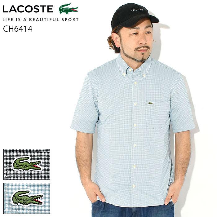 LACOSTE（ラコステ） シャツ 半袖 メンズ CH6414 ( CH6414 S/S Shirt
