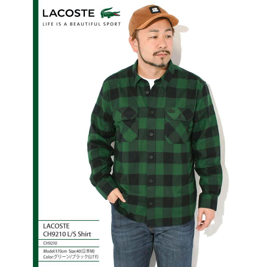 LACOSTE（ラコステ） シャツ 長袖 メンズ CH9210 ( CH9210 L/S Shirt