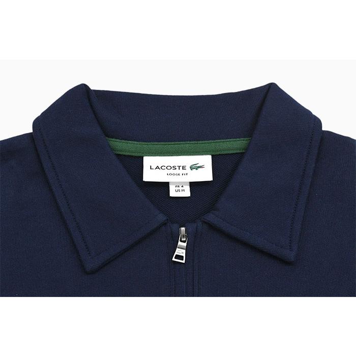 LACOSTE ラコステ ポロシャツ 長袖 メンズ DH9347 ハーフ ジップ LACOSTE ラコステ ポロシャツ 長袖 メンズ DH9347 ハーフ ジップ