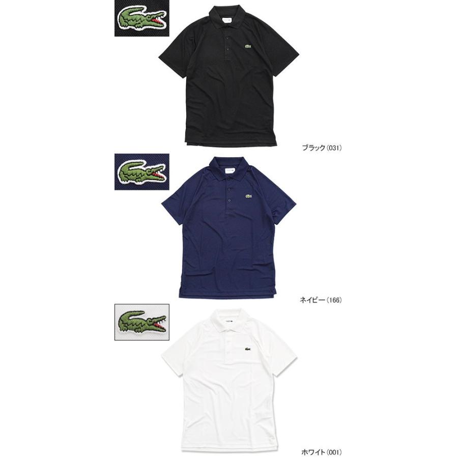 ラコステ ポロシャツ 半袖 LACOSTE メンズ DH9631L テクニカル ピケ テニス ( DH9631L Technical Pique Tennis S/S Polo Shirt 鹿の子 )｜icefield｜09