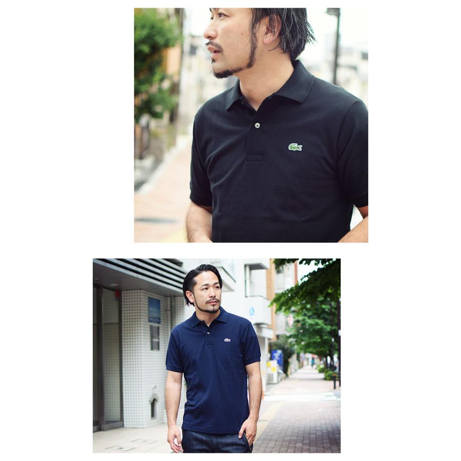 LACOSTE ラコステ ポロシャツ 日本製 定番 半袖ポロ メンズ