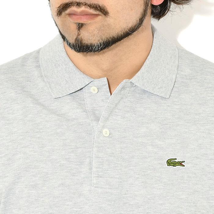 未使用品 LACOSTE サイズ L 長袖Tシャツ 2枚 半袖ポロシャツボーダー1枚 3点セット グレー グリーン ラコステ 札幌市東区 新道東店 セール】 オーガニックコットン ミネラルダイ鹿の子地 半袖ポロシャツ