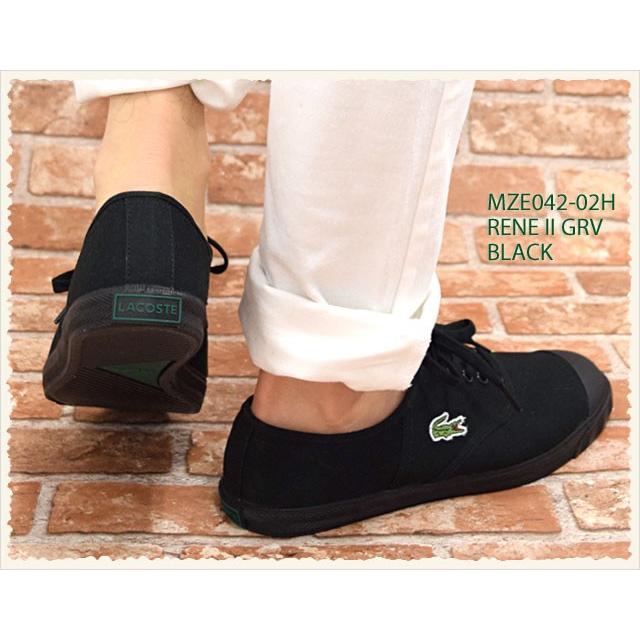LACOSTE（ラコステ） スニーカー ルネ 2 GRV シューズ ブラック 男性用