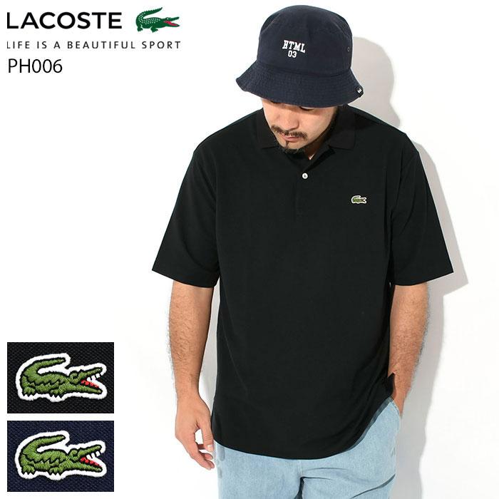 ラコステ ポロシャツ 半袖 ブラック L 70s-80s フランス製 鹿の子 日本製】80s LACOSTE ラコステ 旧タグ 半袖 ポロシャツ 40