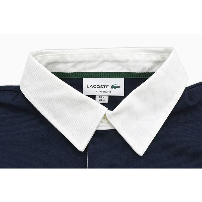 LACOSTE ラコステ ポロシャツ 長袖 メンズ PH2267 ラグビー