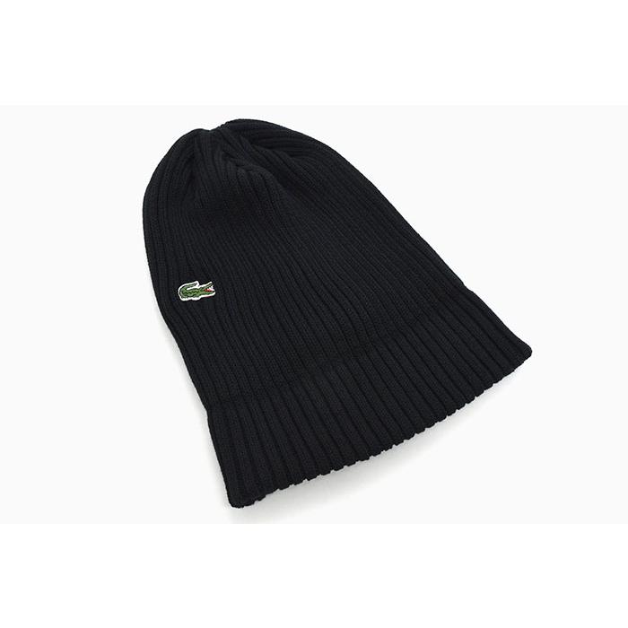 LACOSTE ラコステ ニット帽 RK1275J ロゴ ニットキャップ ( Logo