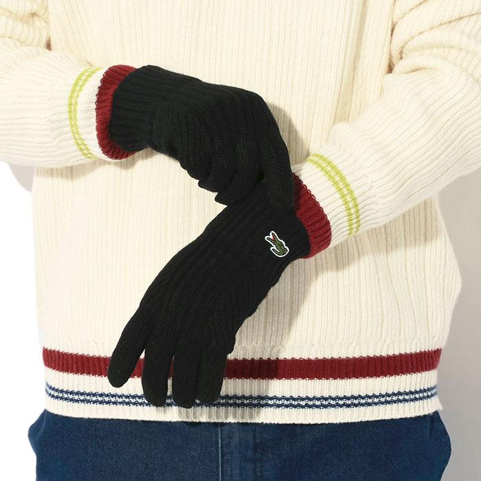 LACOSTE（ラコステ） 手袋 LACOSTE RV020J ジャカード グローブ