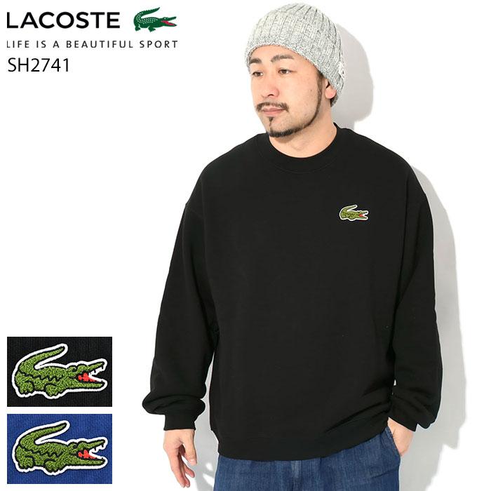 LACOSTE トレーナー LACOSTE トレーナー スウェット 裏パイル地 ワンポイン