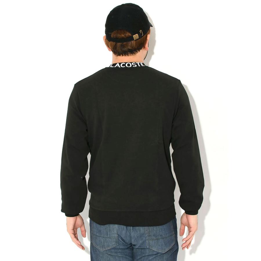 LACOSTE ラコステ メンズトレーナー SH9542 ブラック 2025秋冬新作 LACOSTE（ラコステ） トレーナー メンズ SH9542 クルー スウェット