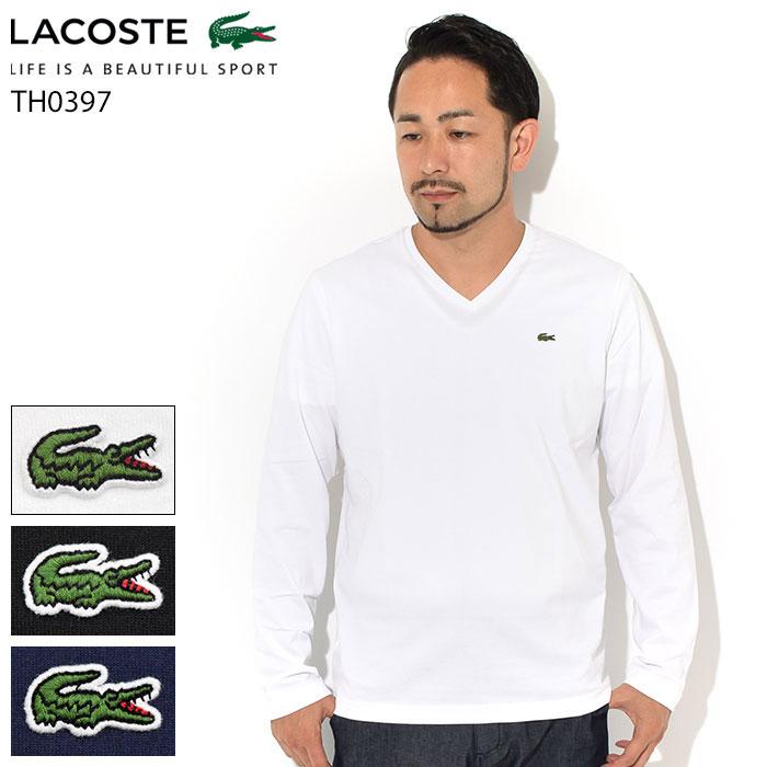 ラコステ カットソー 長袖 Lacoste メンズ Th0397l Vネック Lacoste Th0397l L S V Neck Tシャツ T Shirts トップス Lst Th0397 Ice Field 通販 Yahoo ショッピング