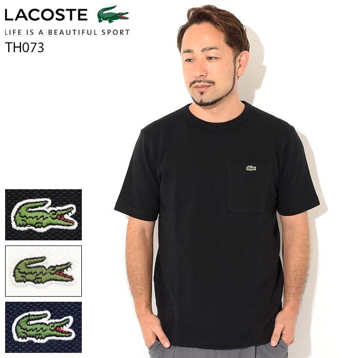ラコステ Tシャツ 半袖 Lacoste メンズ Th073el Th073el S S Tee 鹿の子 ピケ ポケット ポケt T Shirts カットソー トップス Ice Field 通販 Paypayモール
